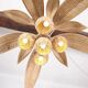 Lustre « cocotier » en rotin