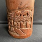 Porte-pinceaux bois lettrés immortels pins