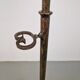 Adjustable Wrought Iron Floor Lamp, 1930s