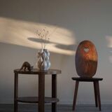 Modern Danish, Lacquered Beech Side Table, Fritz Hansen, "Model 1535", 1940s