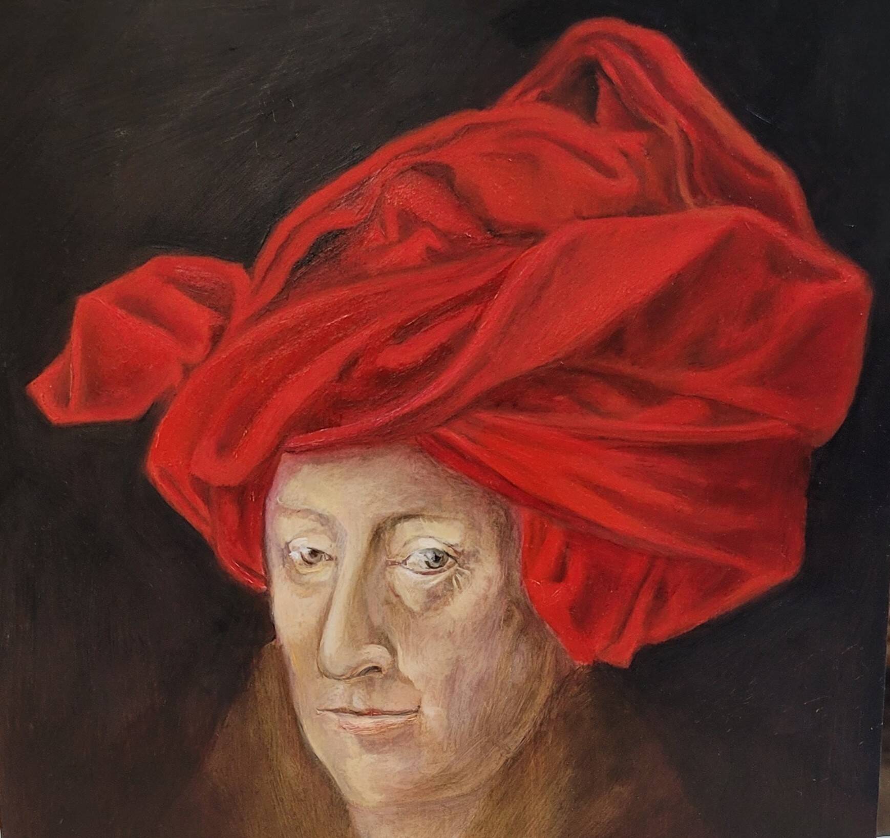 Oil painting - Art - portrait with a turban