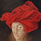 Oil painting - Art - portrait with a turban