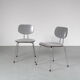 Pair of “CT2” dining chairs by Willy van der Meeren for Tubax, Belgium 1950