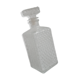 Carafe whiskey in chiselled glass