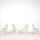 Ensemble de 4 chaises Eames en fibre de verre avec base en H pour Fehlbaum par Herman Miller