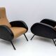 Pair of Marco Zanuso Mid-Century Modern Italian Leather Reclining Armchairs