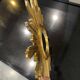 Large witch's eye sun mirror dia 52cm curved vintage 1960