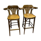 Pair of bistro bar chairs