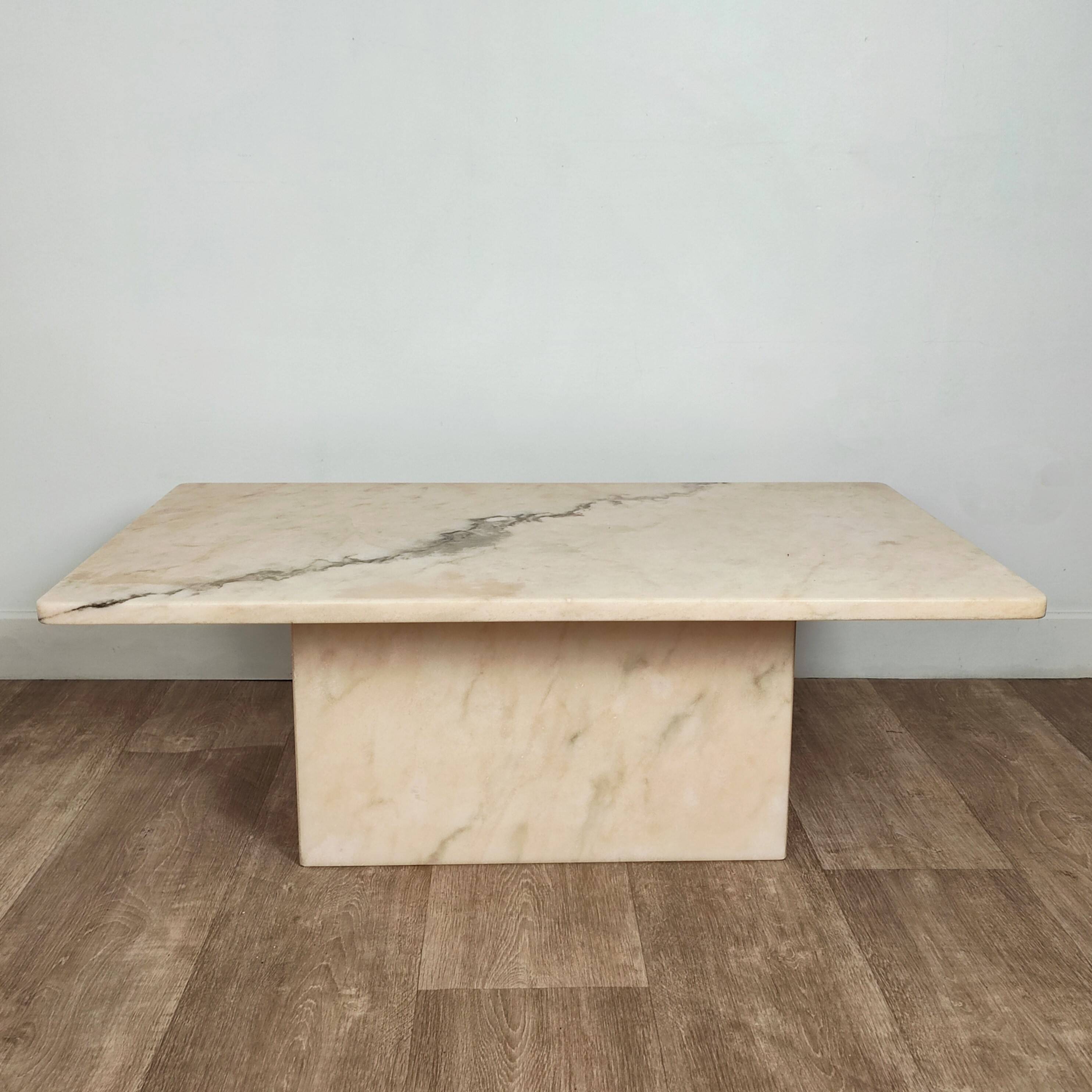 Marble coffee table