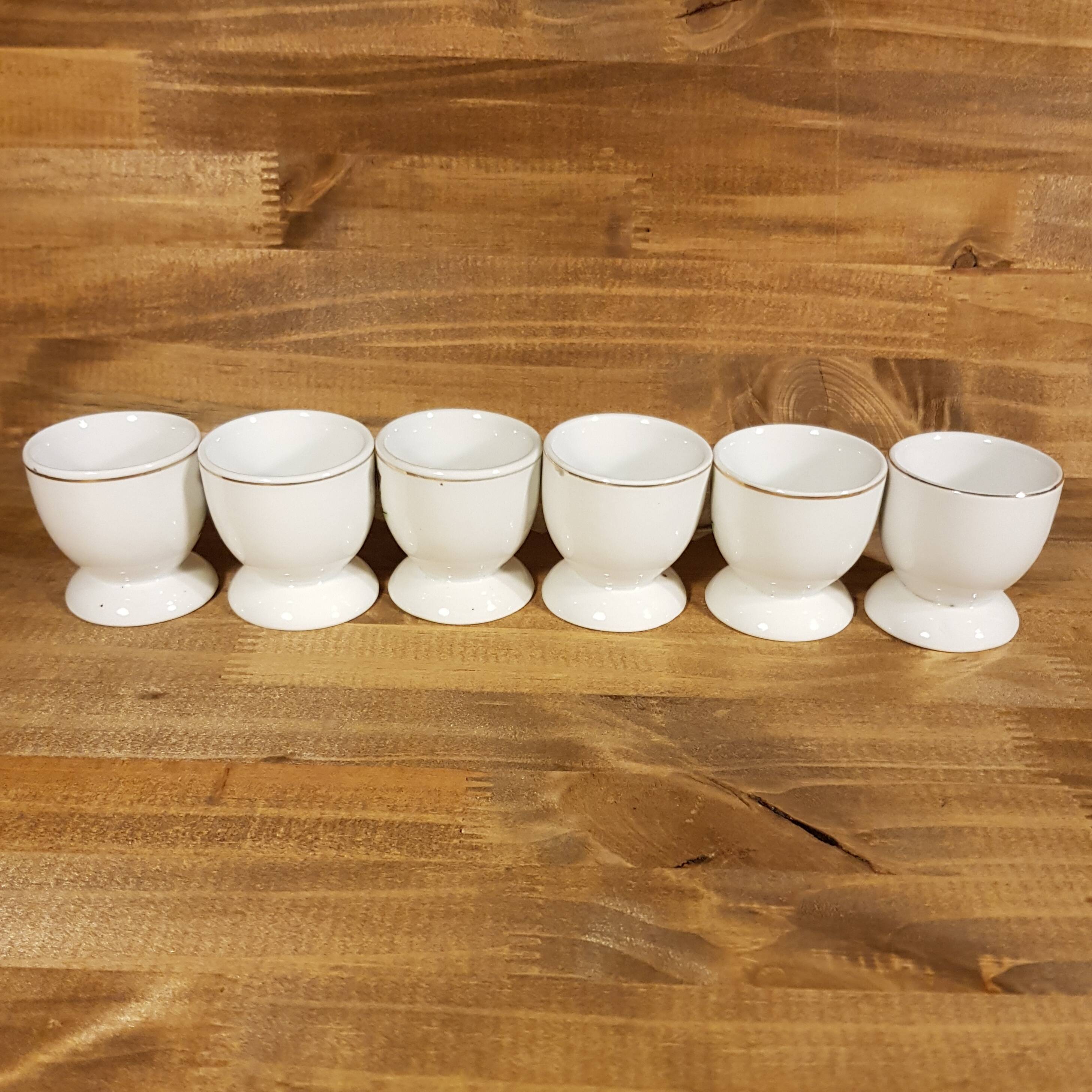 6 Movitex porcelain egg cups