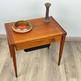 Scandinavian teak sewing table