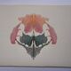 Original Rorschach test card "Card VIII" Imagination