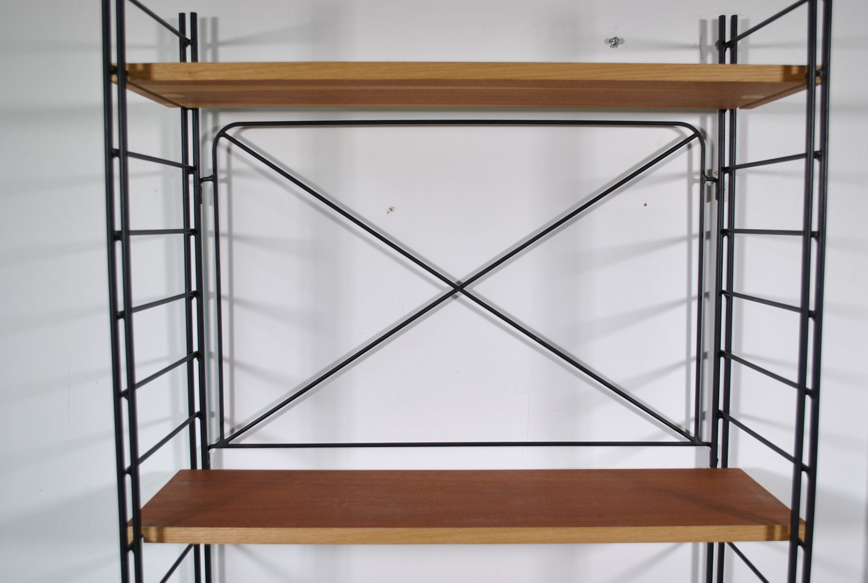 Library shelves 1960