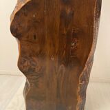 Brutalist vintage coffee table and 2 stools