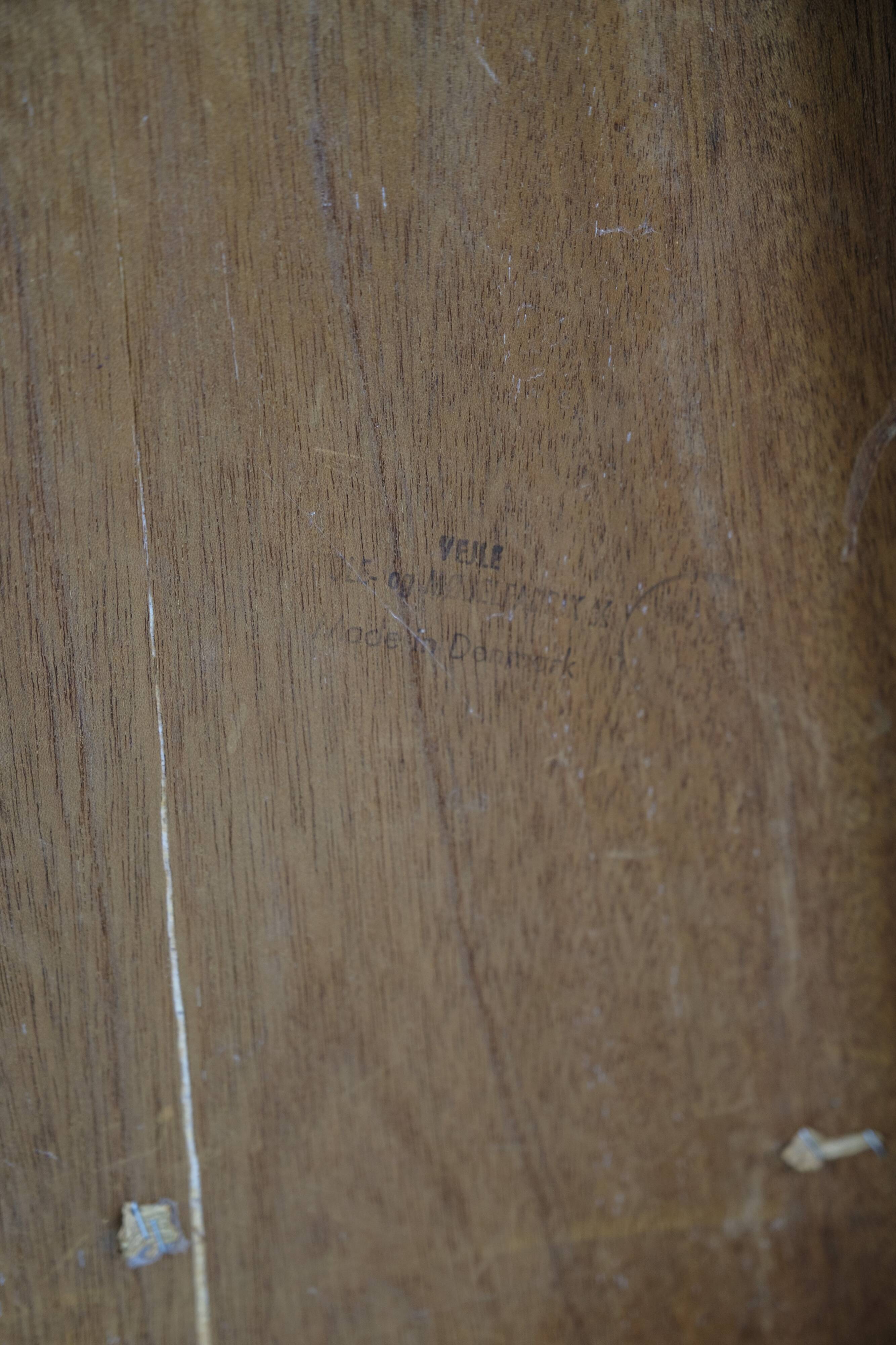 Coffee table, oak, Henning Kjærnulf, Vejle chairs and furniture factory, 1960s