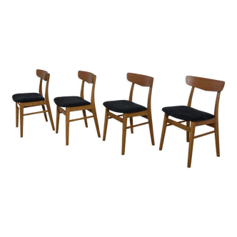 Chaises de salle à manger Mid-Century de Farstrup Møbler, années 1960, Set de 4