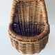 Vintage wall basket in rattan