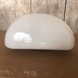 Old Ceiling Light Opaline Wall Lamp Square Opaline Glass Vintage #A706