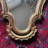 Baroque mirror in gilded wood