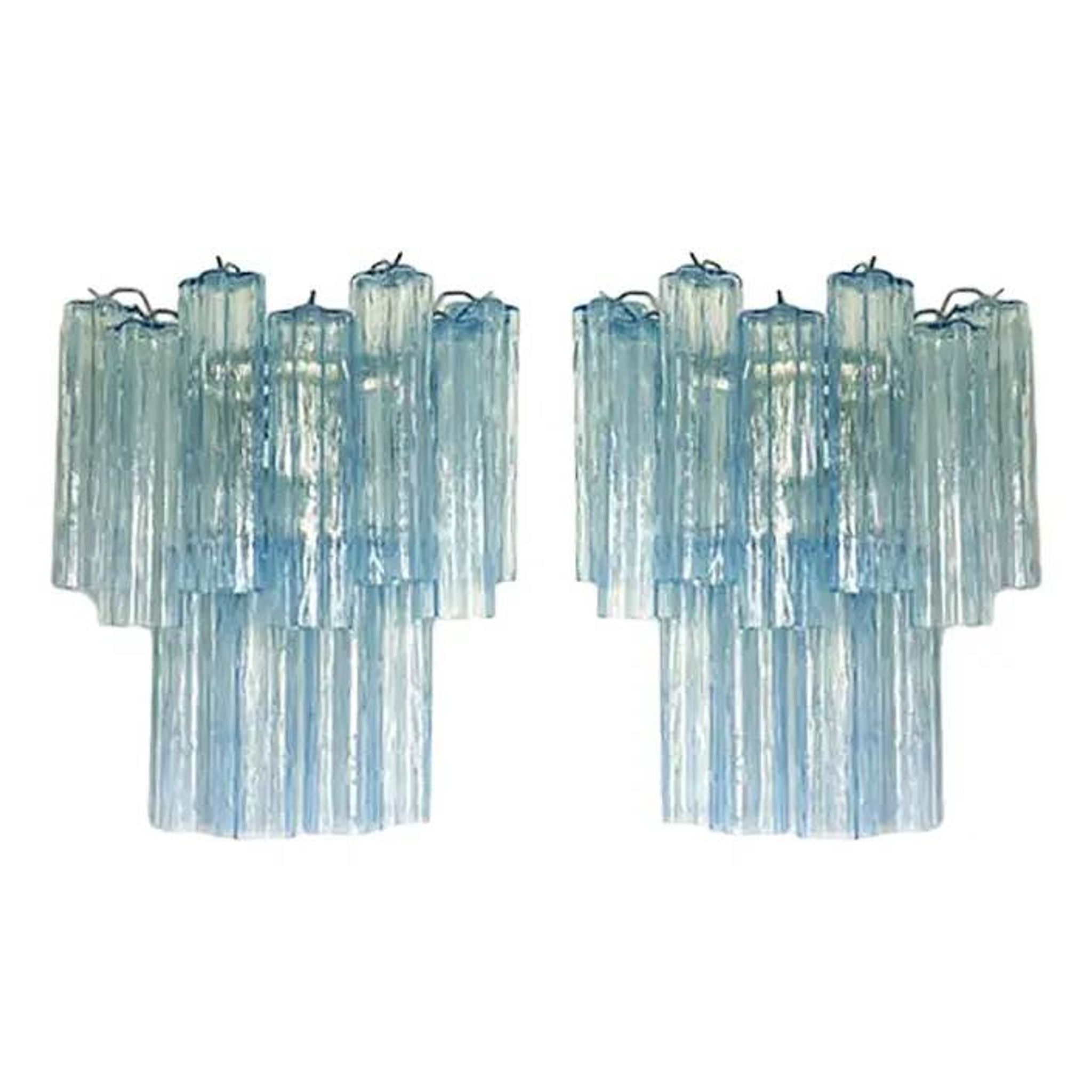 Paire de appliques en verre modernes conçues par Simoeng