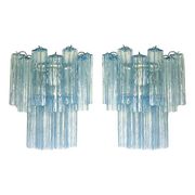 Paire de appliques en verre modernes conçues par Simoeng