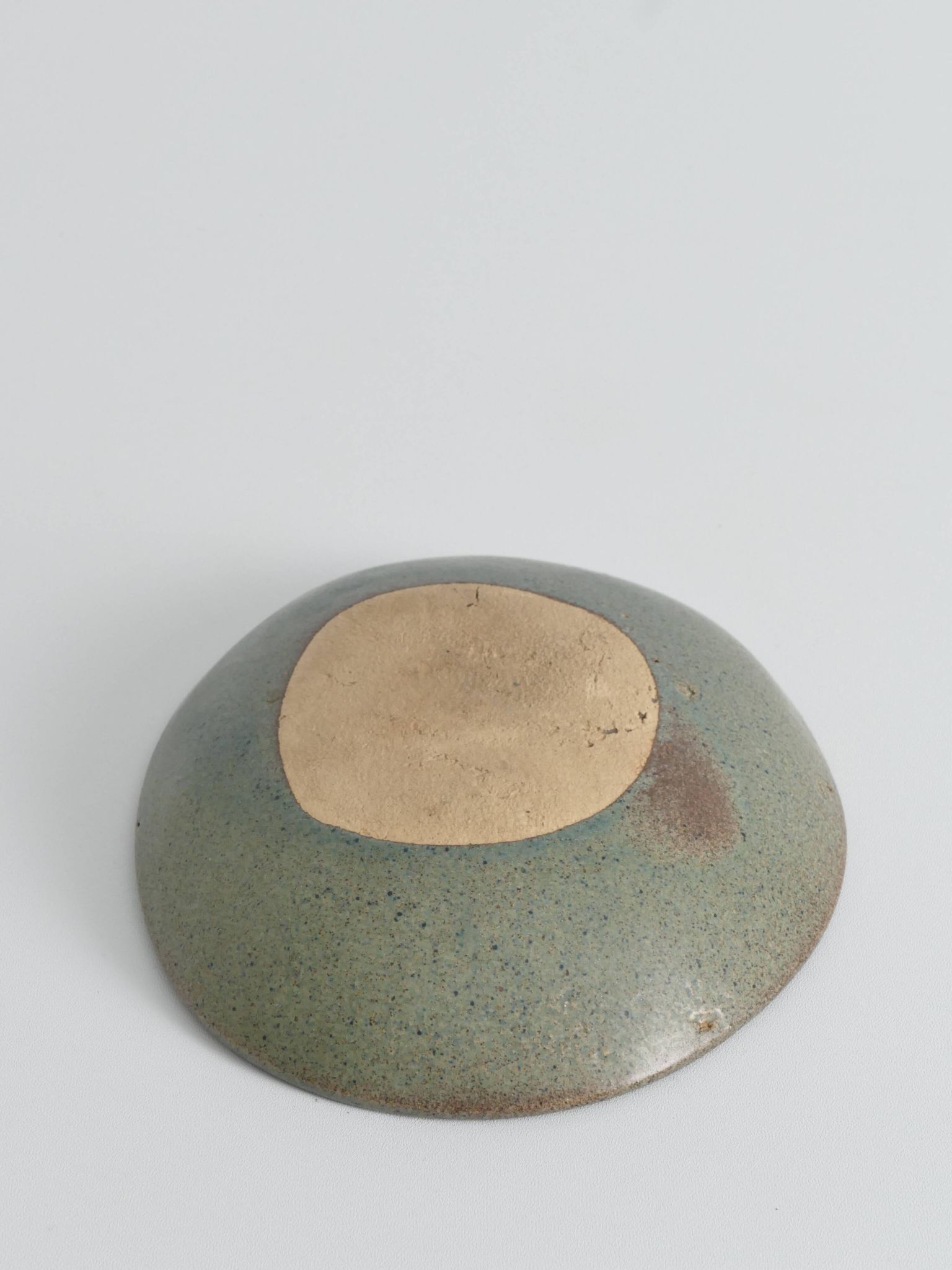 Bol en grès fait main de style mid-century moderne avec motif abstrait, années 1960