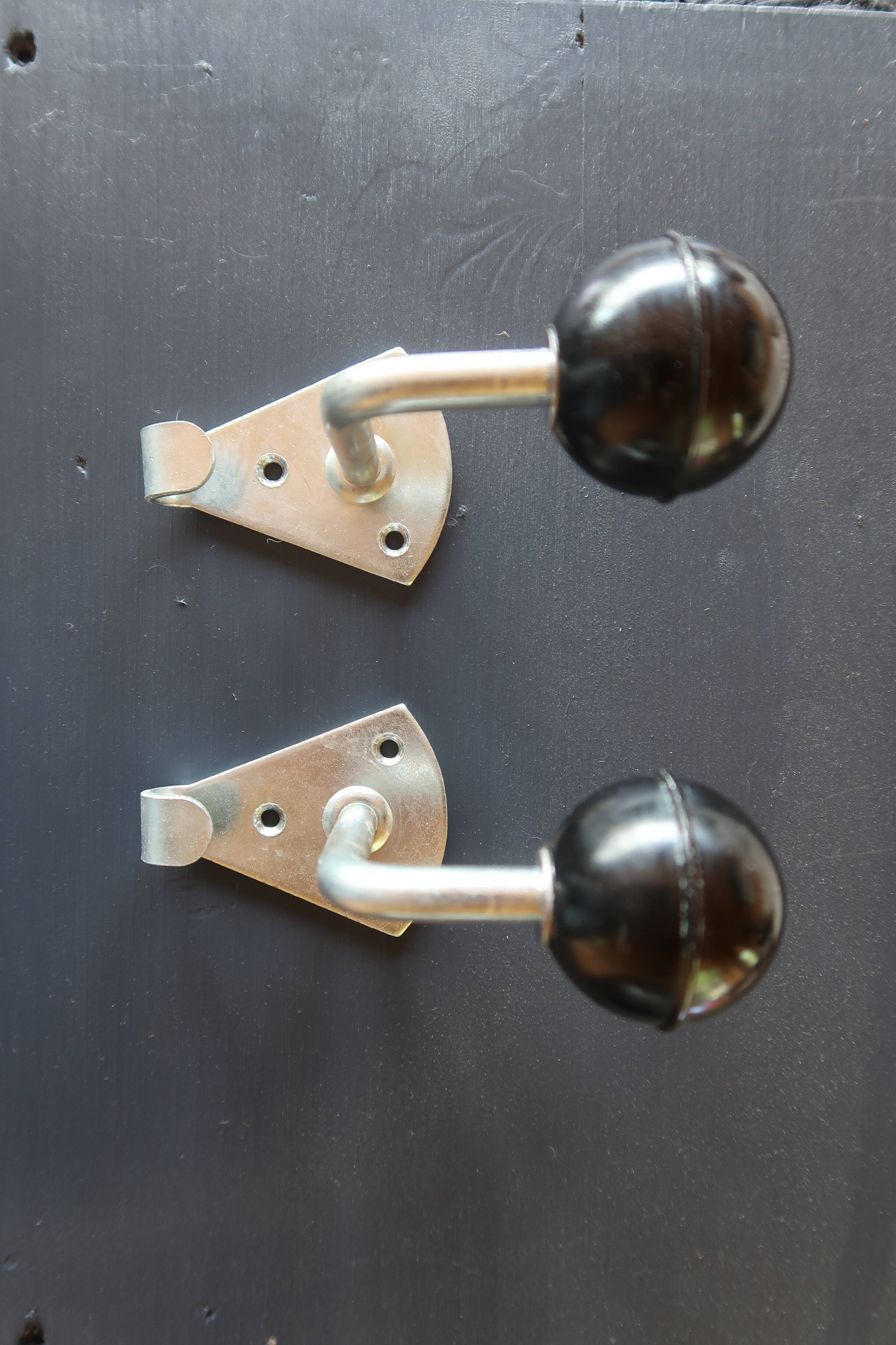 Duo of vintage patères