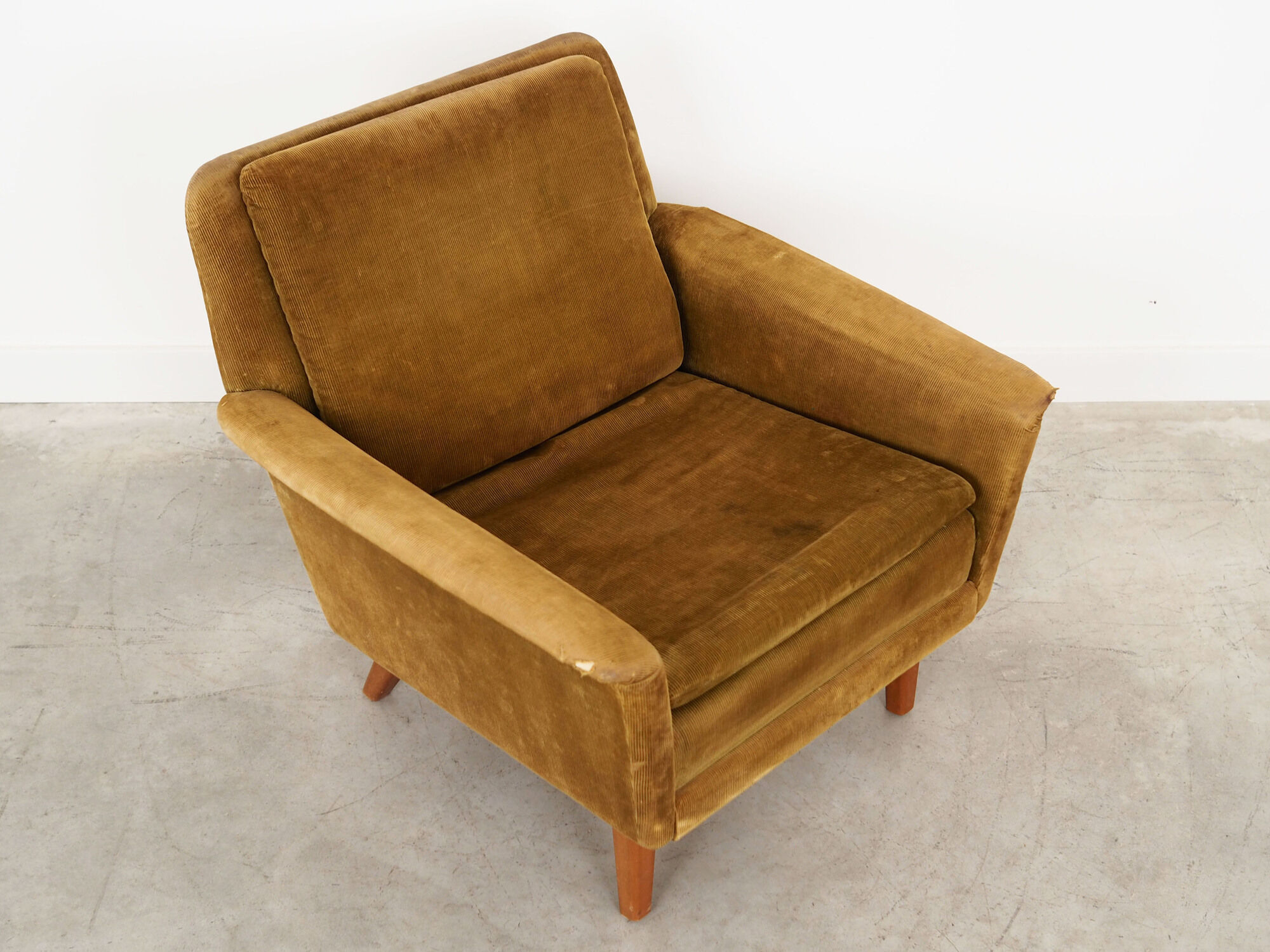 Beech armchair, Scandinavian design, 1960s, designer: Folke Ohlsson, manufacture: Fritz Hansen