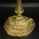 Large candlestick lamp in Rocaille / Rococo / Louis XV style from the 19th century - bronze