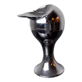 Cendrier space age, chromé, italie, 1970