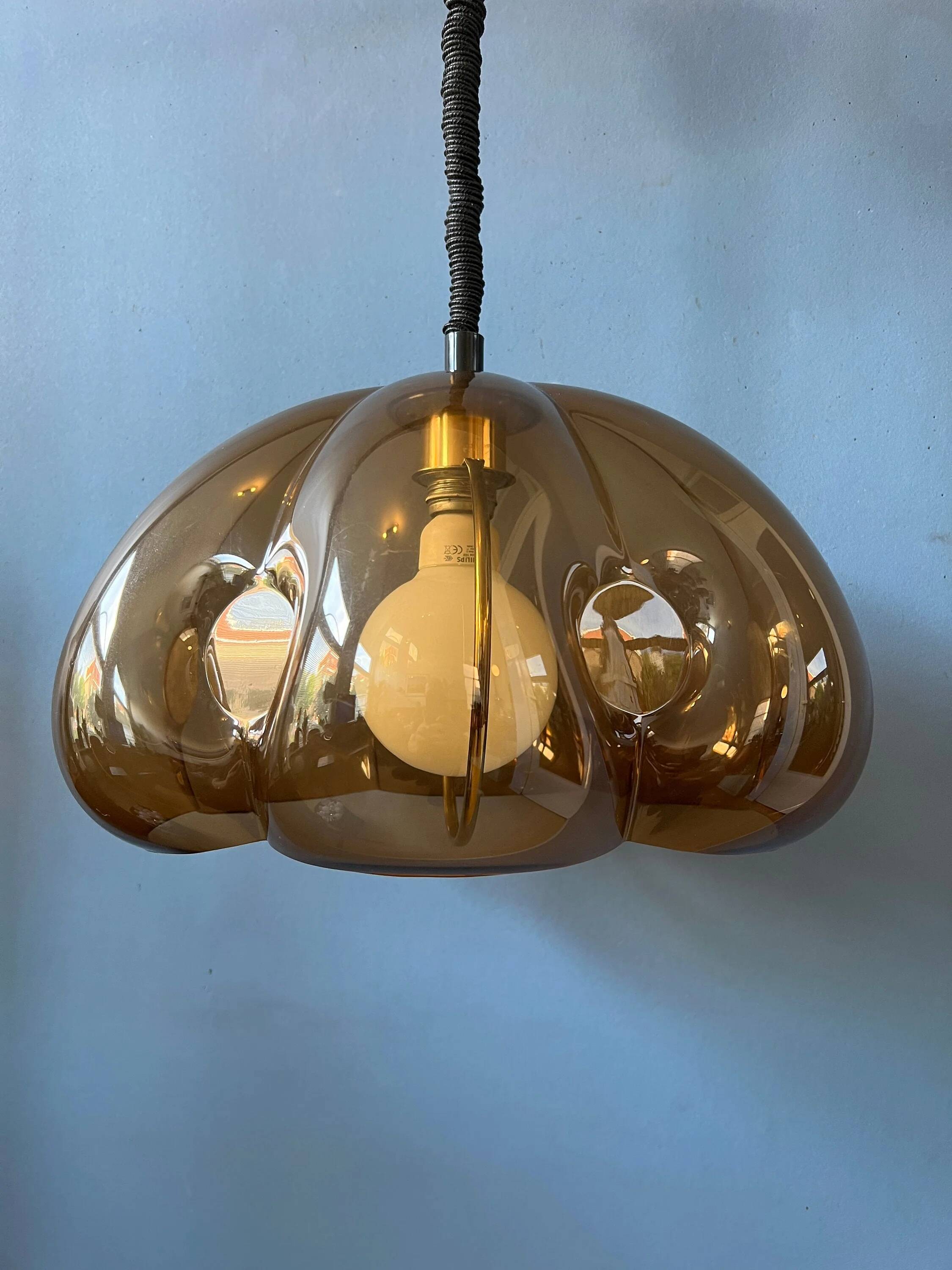 Vintage Space Age Herda suspension | mid-century lamp | 70s retro lighting