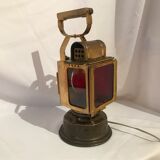 Vintage SNCF table lamp