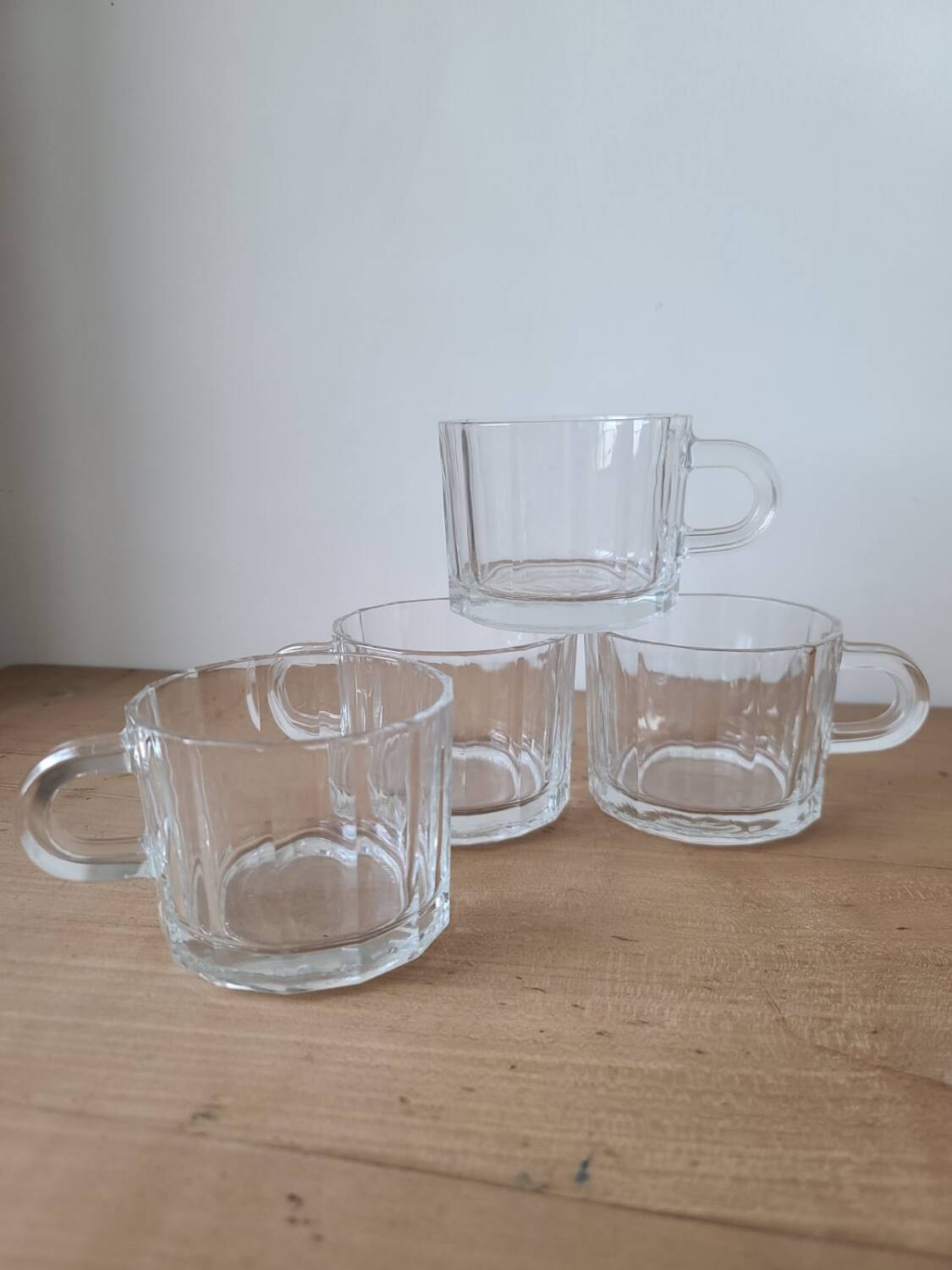 Glass coffee cup