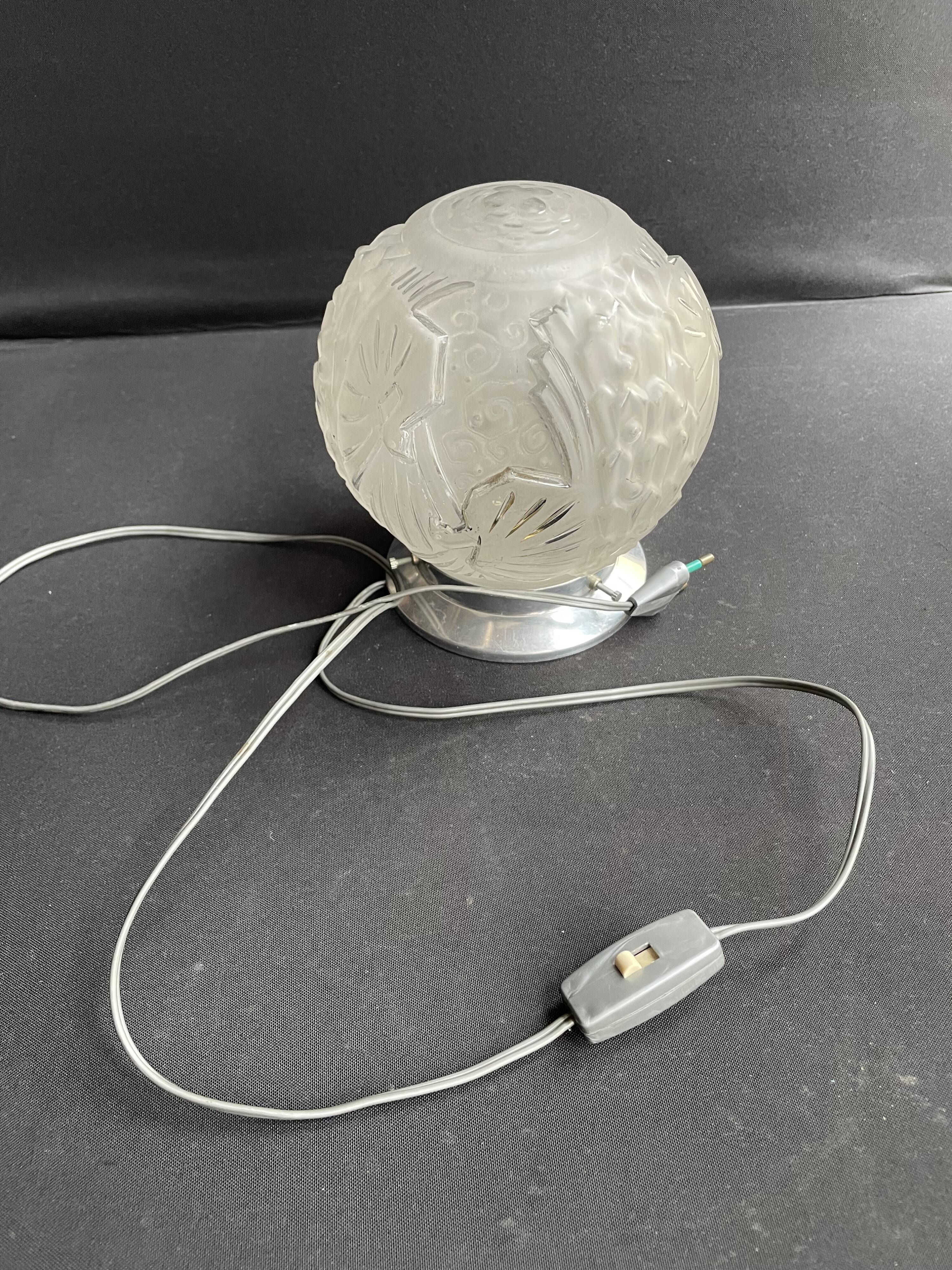 Night light or old ceiling light Muller Frères Lunéville