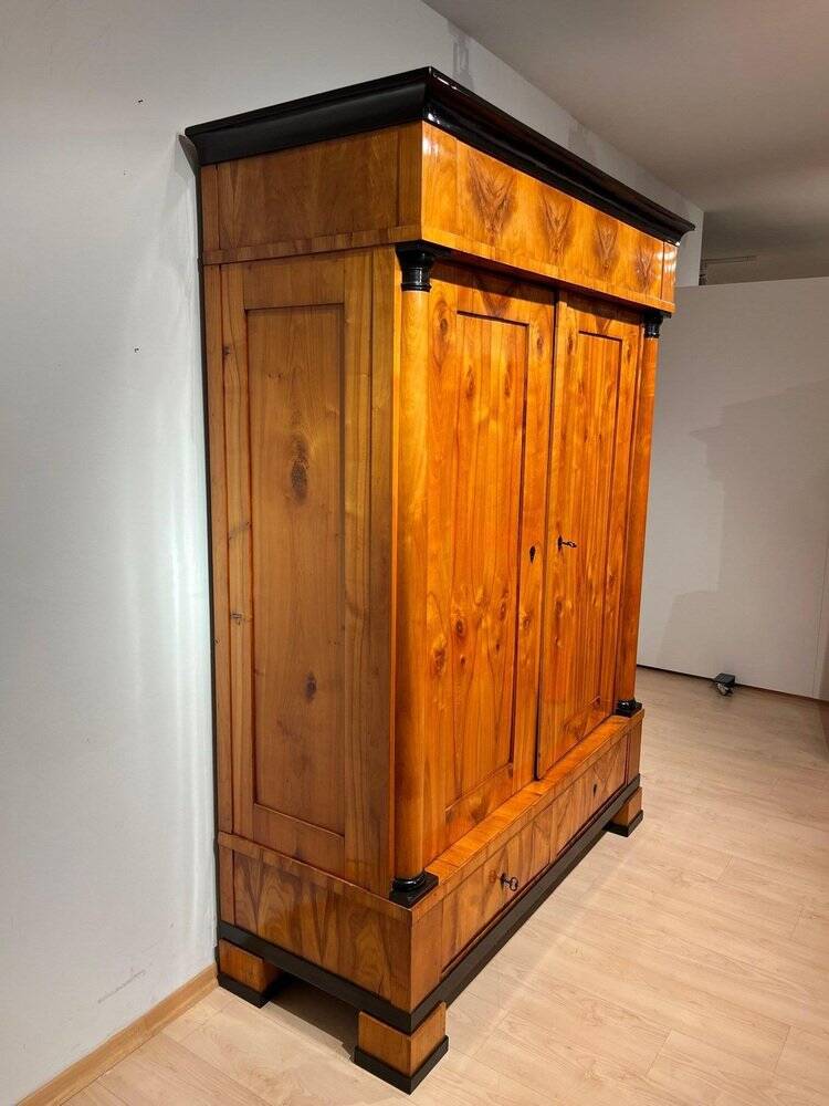 Large Biedermeier Armoire in Cherry, South Germany, 1820s