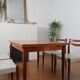 Table scandinave extensible vintage