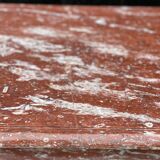 Louis XIV Style Red Marble Fireplace