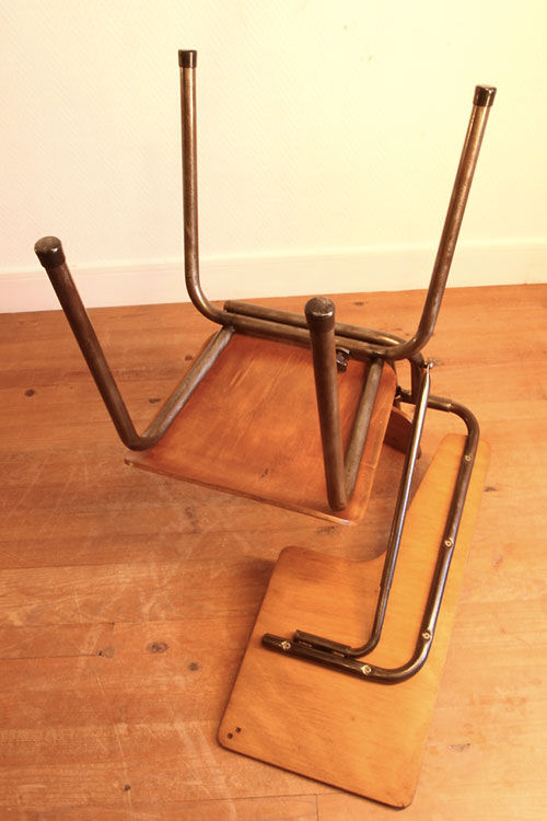 Vintage-written conference and exam chair.