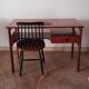 Bureau double face en teck vintage