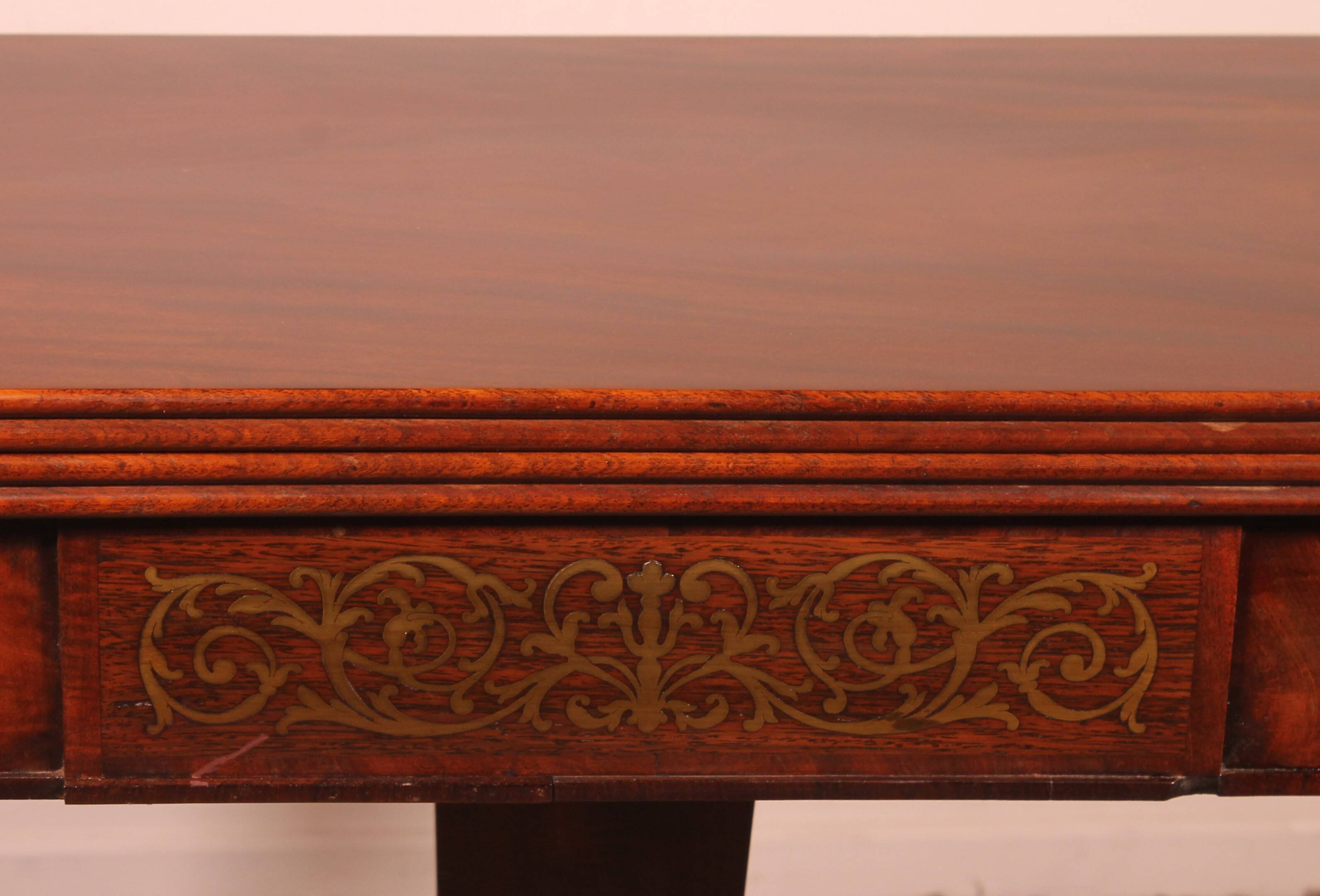 Regency Period Mahogany Game Table or Console