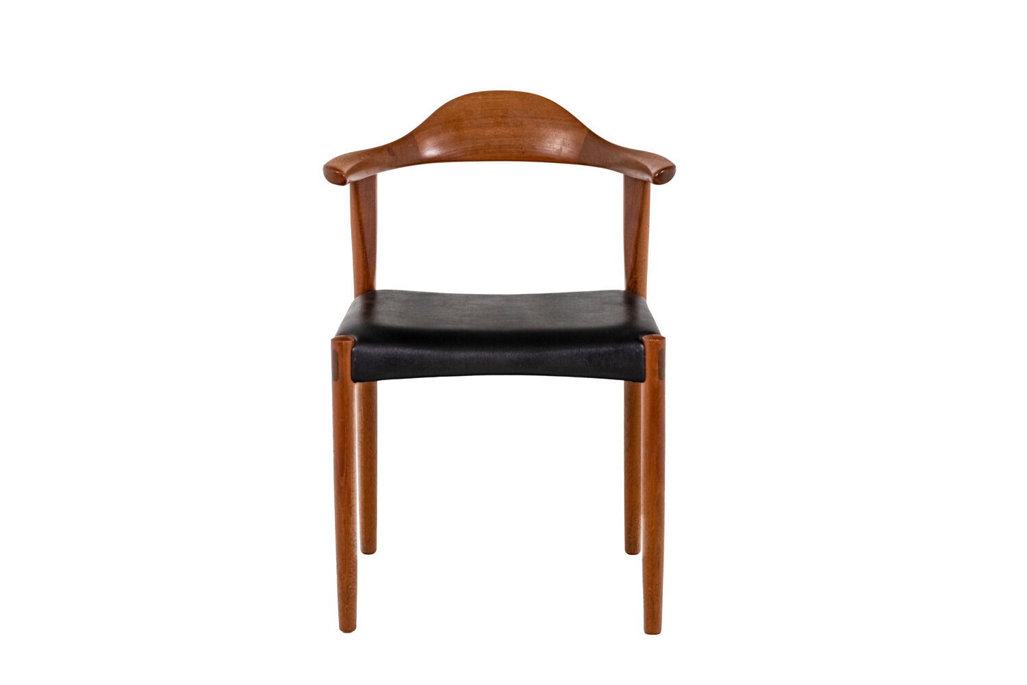 Series of four chairs "Bull horn" , 1950s
