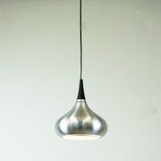 Silver suspension light Orient by Jo Hammerborg for Fog and Morup, Denmark