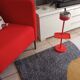 Cendrier sur pied vintage orange