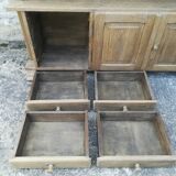 Brutalist oak buffet