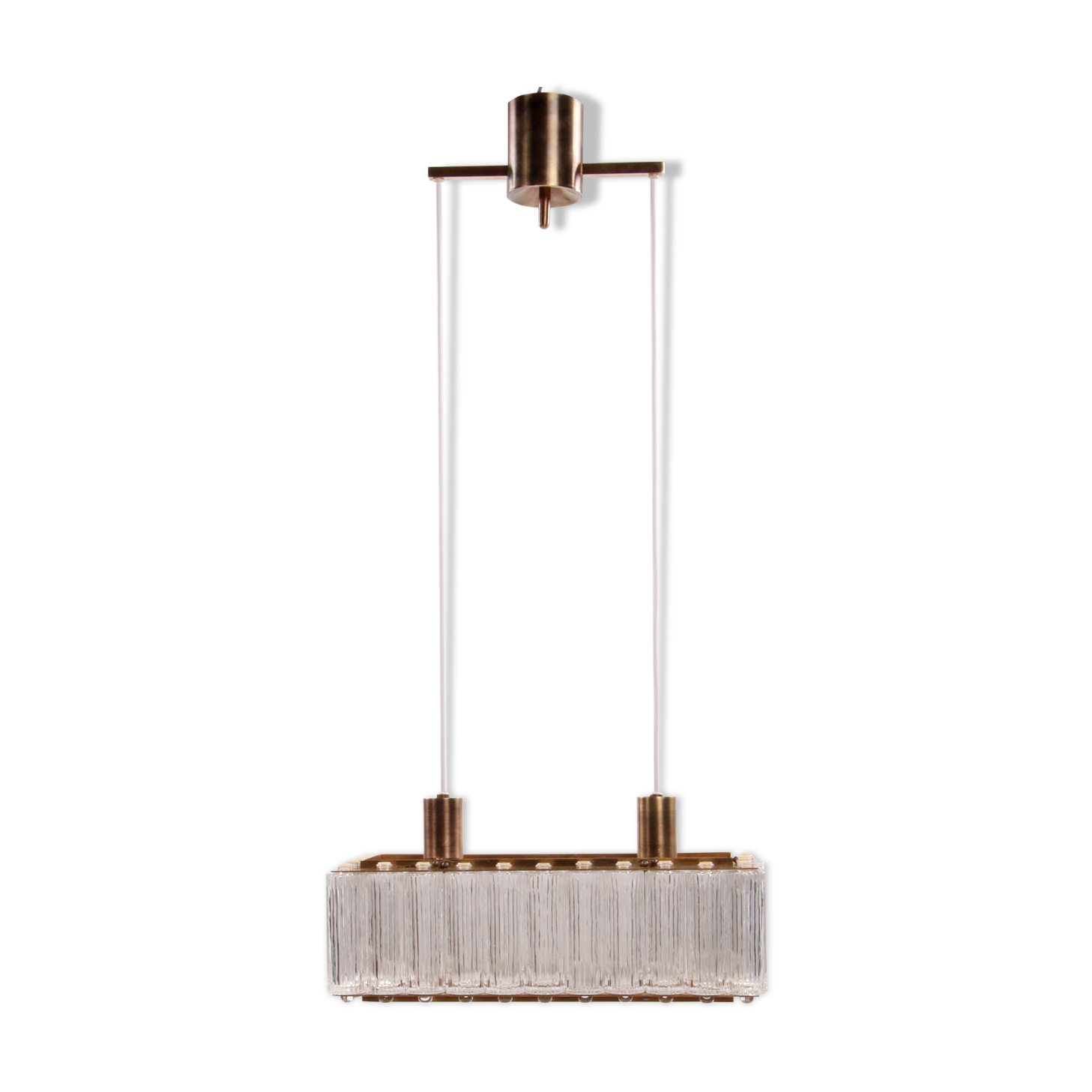 Rectangular pendant lamp Nordlys Light by Eric Warna.