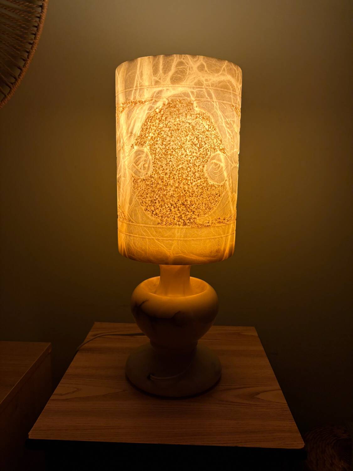 Lampe en albâtre 40cm