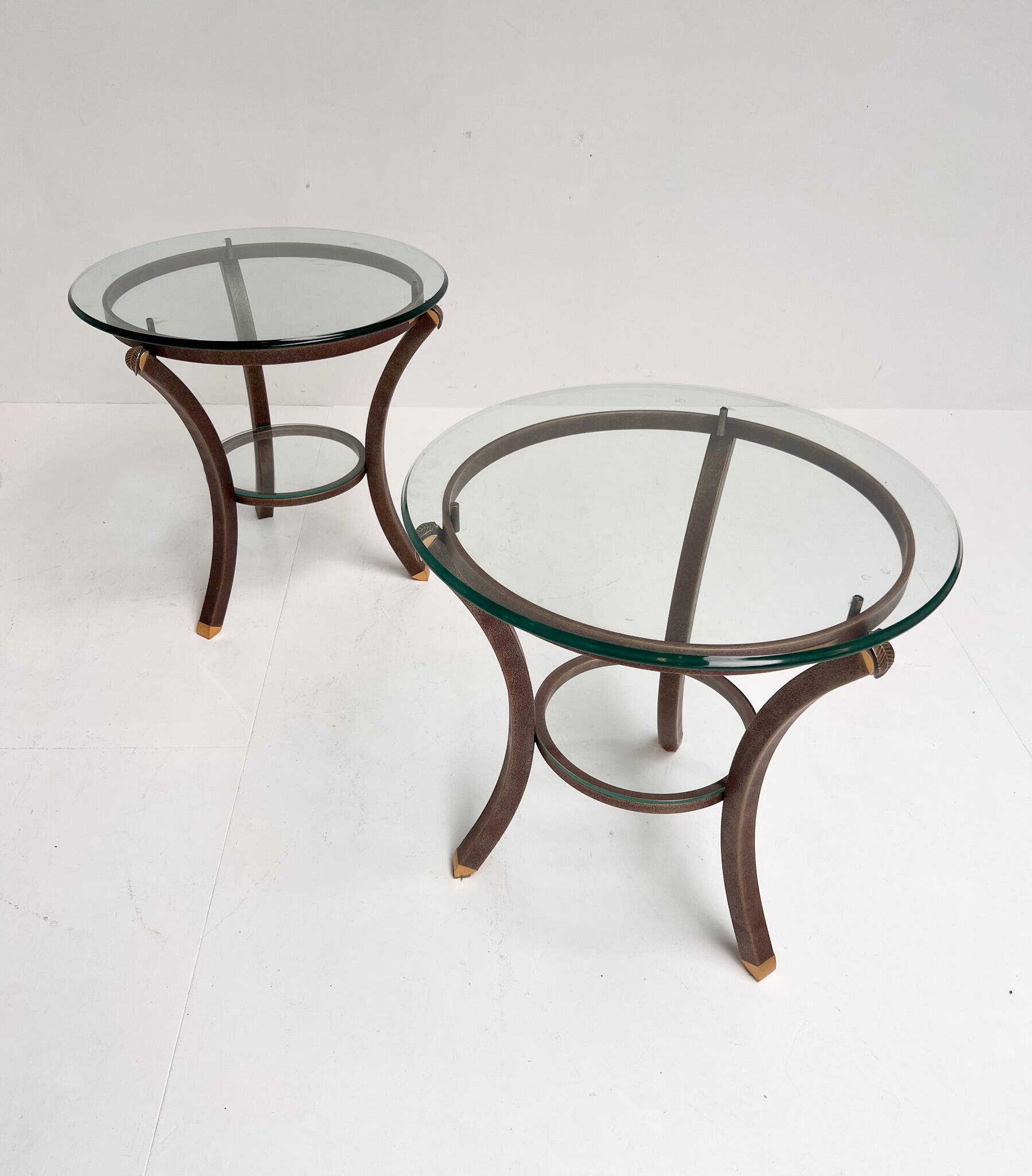 Set Art Deco side tables by Pierre Vandel, 1960s