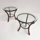 Set Art Deco side tables by Pierre Vandel, 1960s