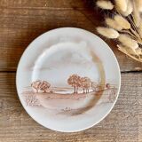 Vintage landscape plate