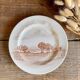 Vintage landscape plate